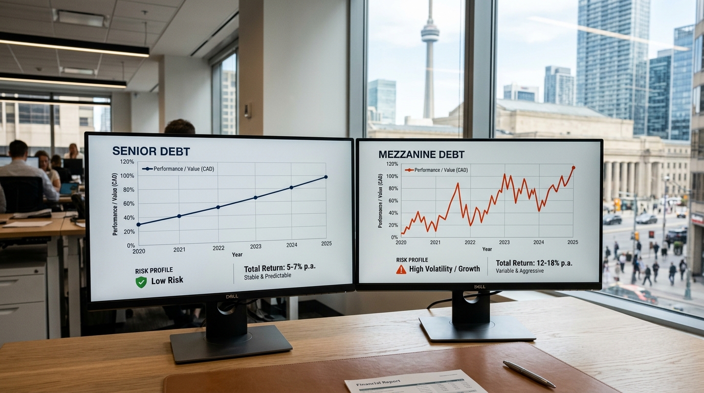 Senior vs. Mezzanine Debt: Decoding Risk-Return in Canadian Real Estate